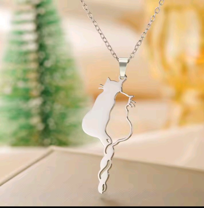 Collier Félina en acier inoxydable